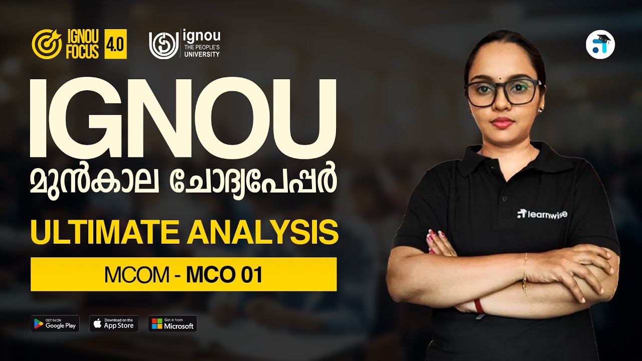 MCO 1 Organisation Theory & Behaviour | MCOM | IGNOU PYQ Analysis | Kerala's No.1 IGNOU Coaching App
