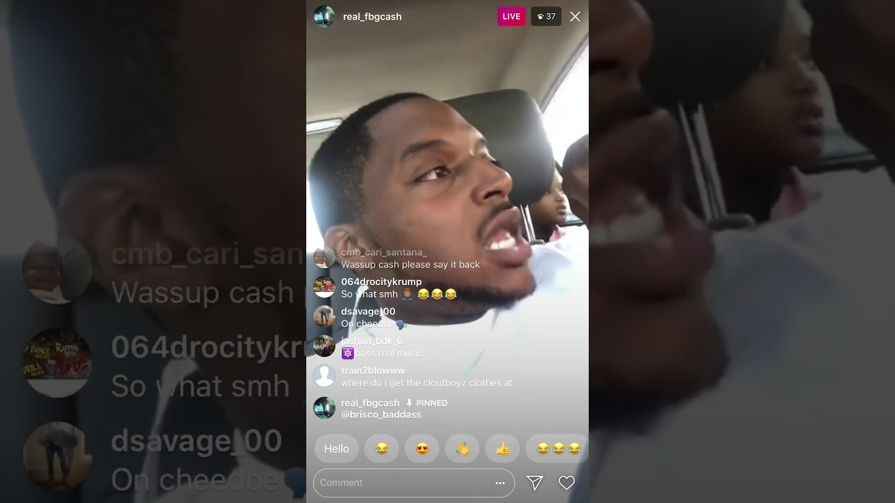 FBG Cash speaks on Wooski running into JUSBLOW600