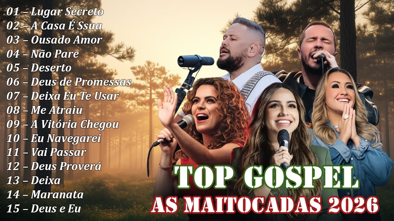 Louvores de Adoração 2026, Top 50 Músicas Gospel Mais Tocadas,Top Gospel , HINOS #musicagospel
