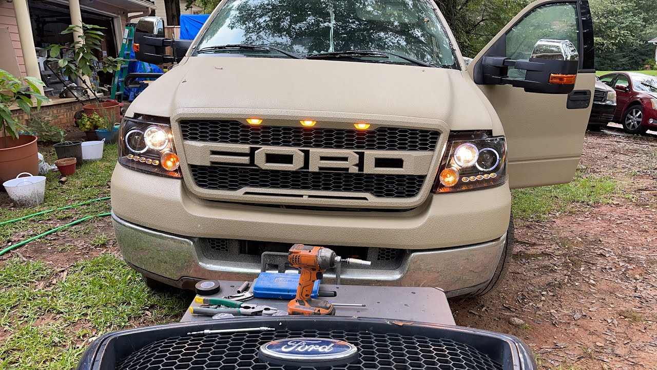 FORD F 150 RAPTOR GRILL INSTALLATION