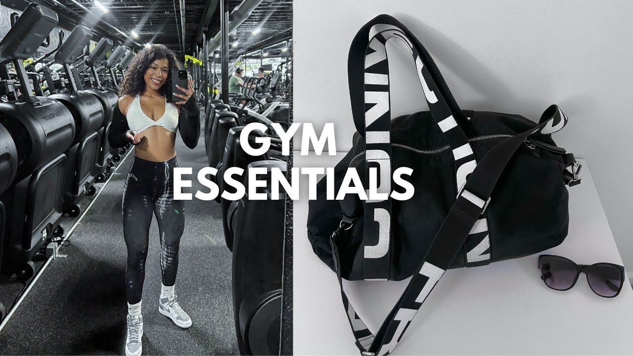 *realistic* what's in my gym bag | workout favs + online personal training