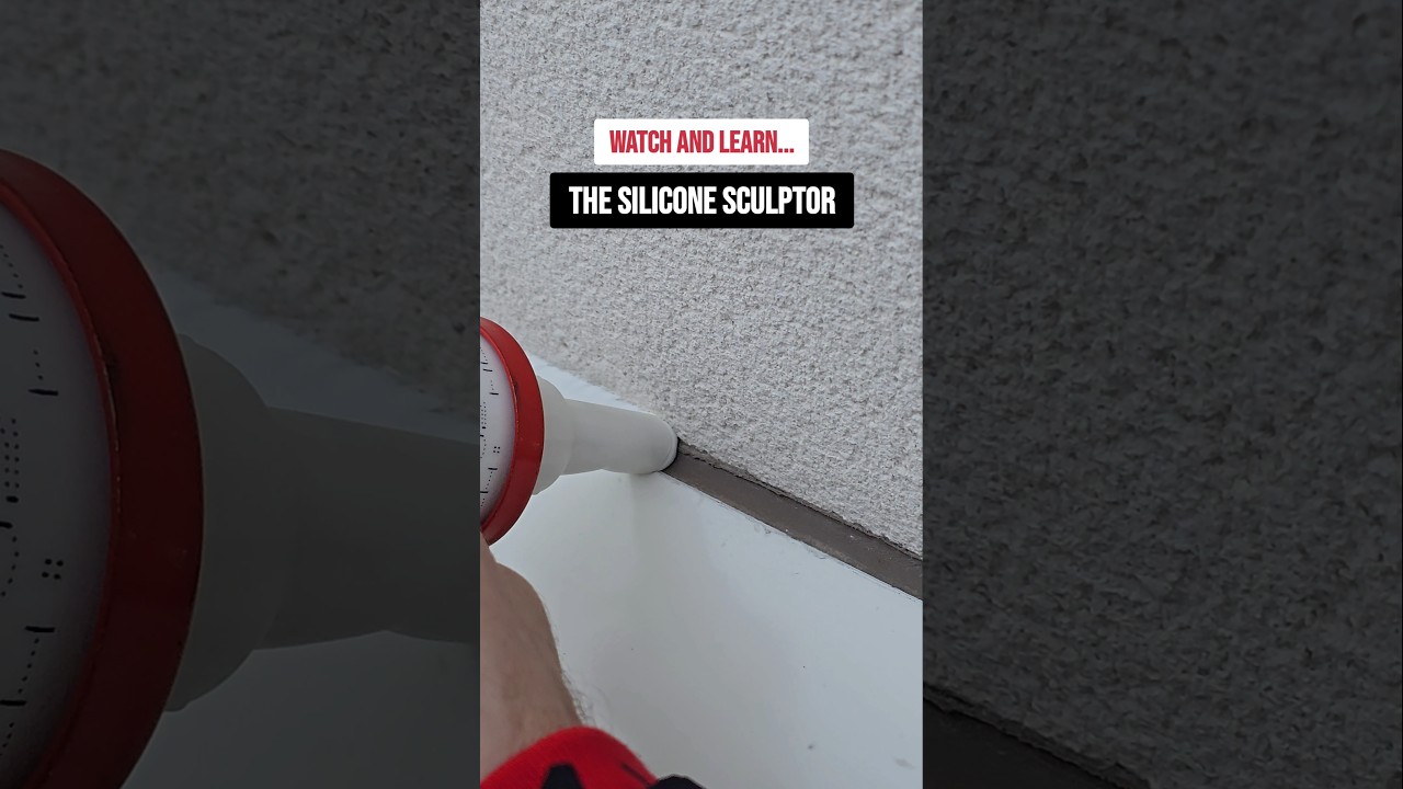Watch and learn- Mastic Man- Silicone caulk application 👑💯#satisfying #oddlysatisfyingvideos