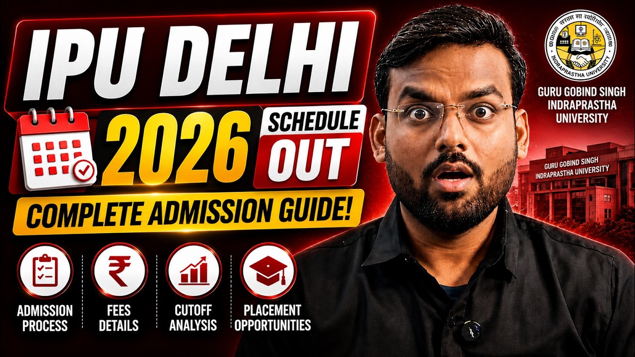 IPU Delhi Counselling 2026 Schedule Out 🚨 | Admission Process, Fees, Cutoff & Placement