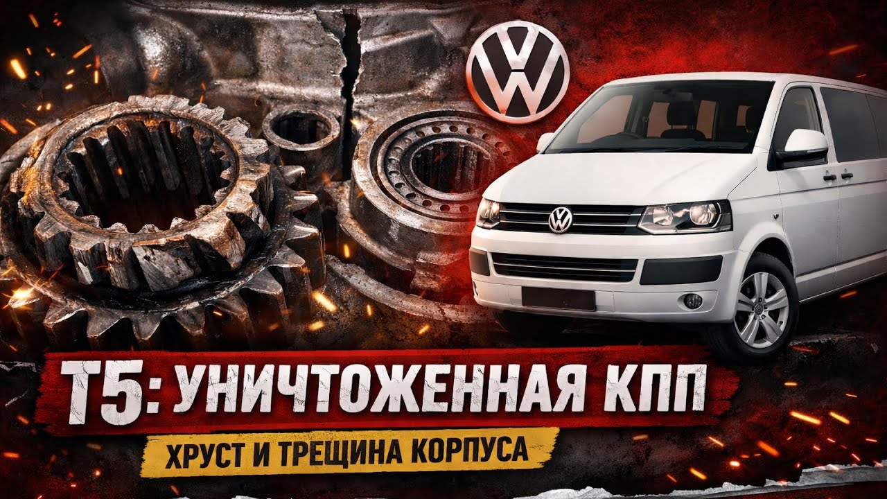 Volkswagen Transporter T5 | Шум в МКПП