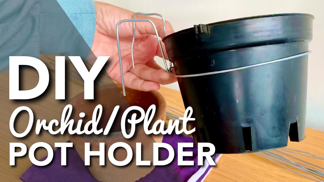 DIY WALL PLANT POT HOLDER/HANGER FOR ORCHIDS & PLANTS | How to Make Orchid Plant Pot Holder/Hanger