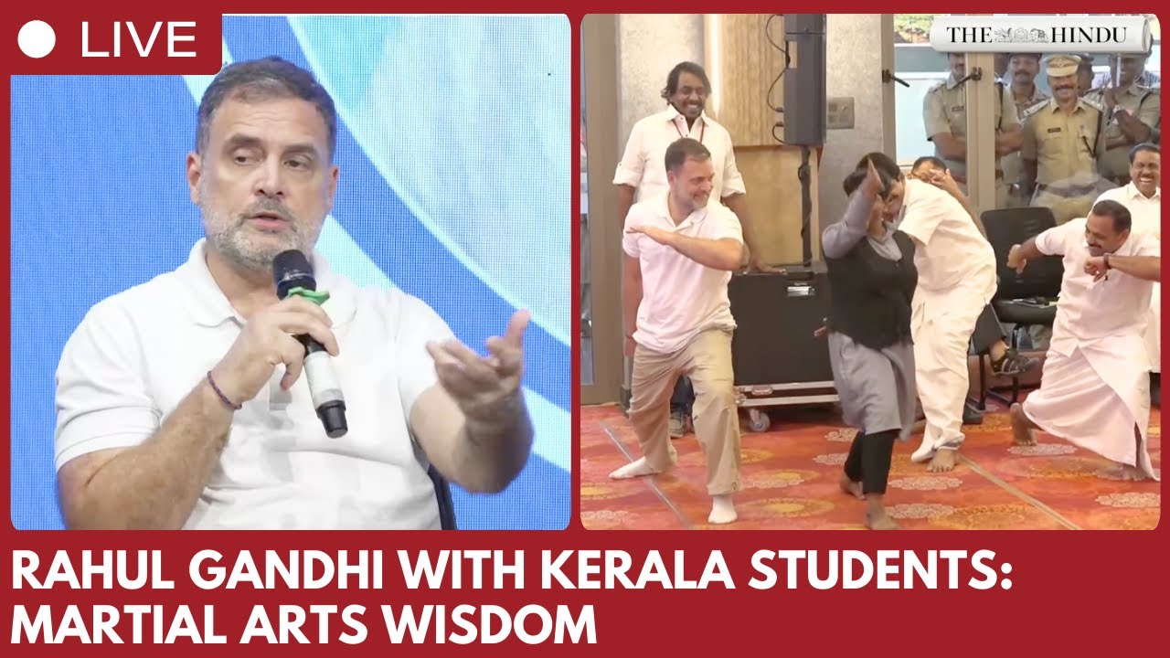 Martial arts help discover oneself | Rahul Gandhi iinteracts with college students in Kerala