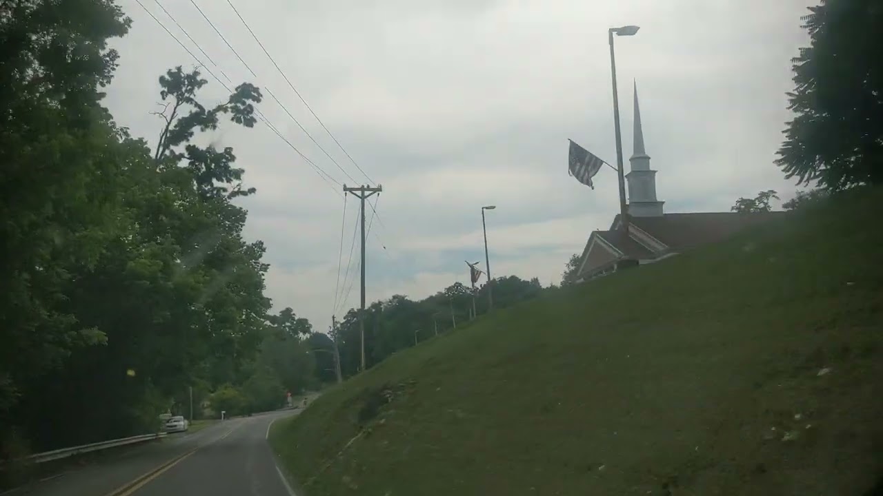 Driving to my friends house in Altoona PA after work.