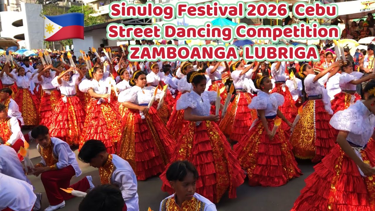 Sinulog Festival 2026 ZAMBOANGA LUBRIGA Street Dancing Parade & Festival Costume Cebu City DANCE 