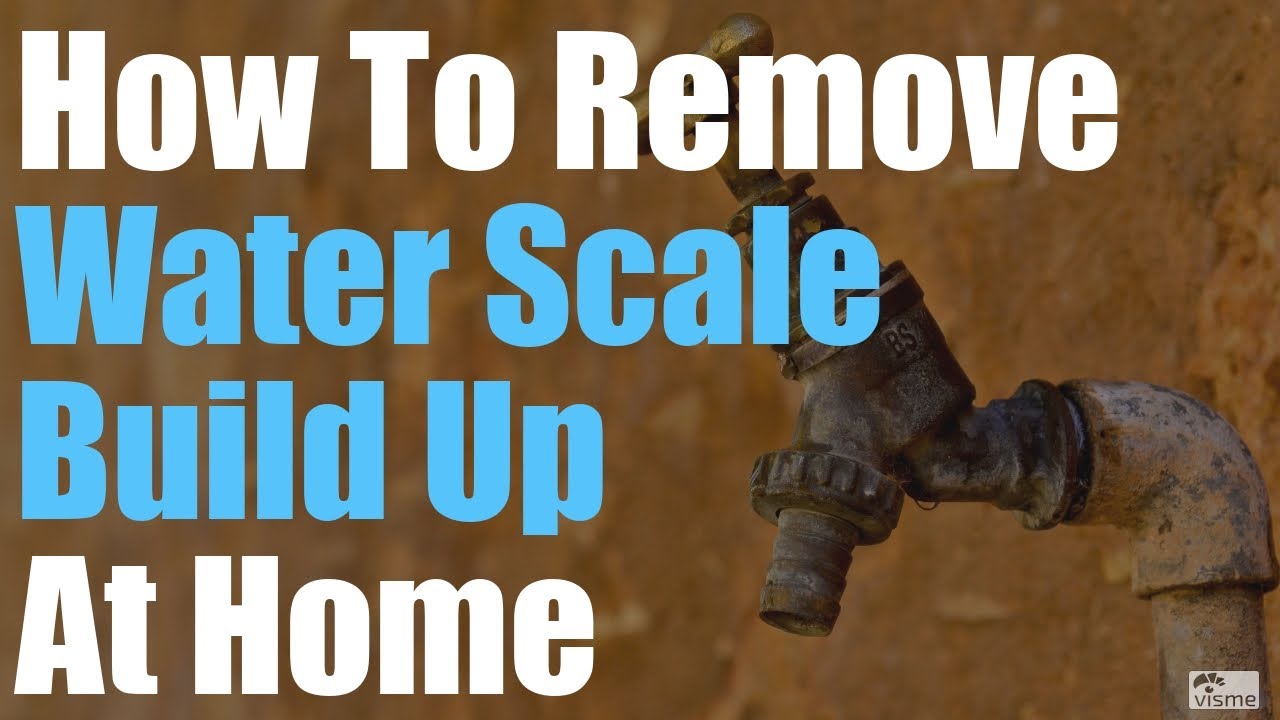 How To Remove Water Scale Build Up At Home Step By Step with Videos
