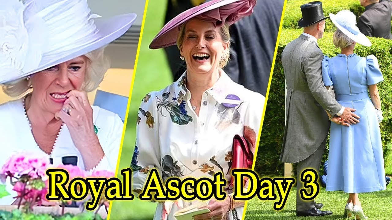 The Royal Family attends Royal Ascot on the 3rd