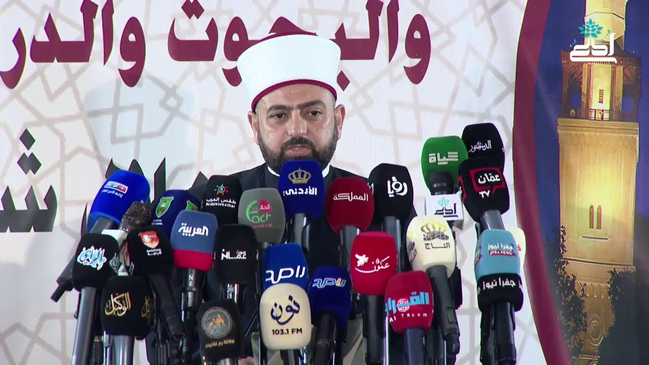 فترة الغروب من مسجد الملك المؤسس طيب الله ثراه في العاصمة عمان 19-3-2026م.