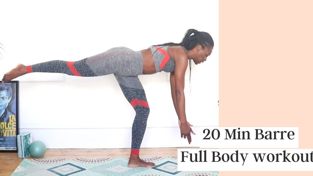 20MIN FULL BODY BARRE WORKOUT - AT HOME WORKOUT - GREAT FOR EVERYBODY