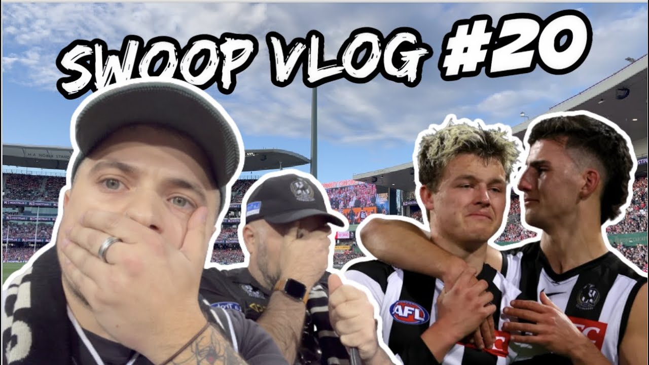 Swoop Vlog #20 | Swans vs Pies | One Point Heartbreak and Car Troubles