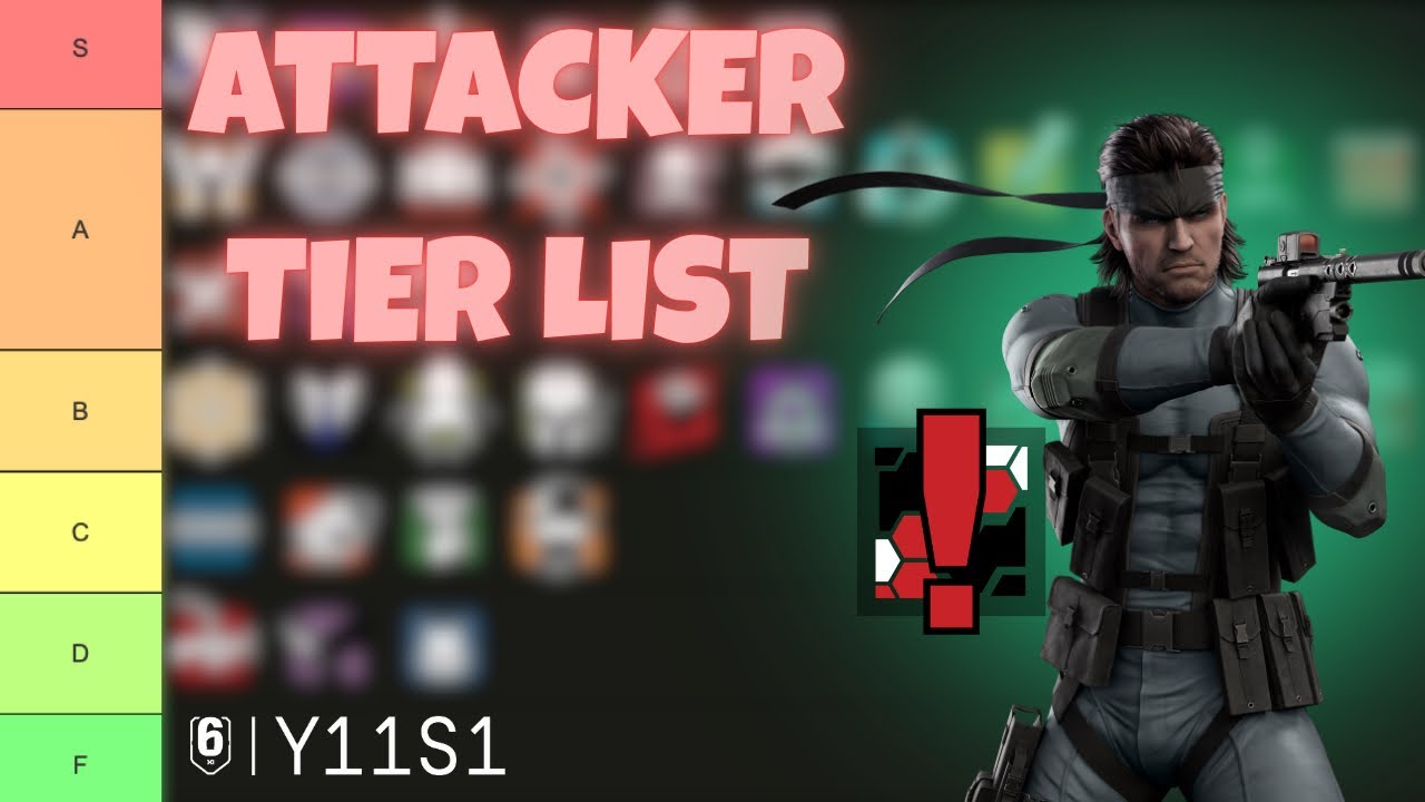 Is SOLID SNAKE The New META?! - Ranking Attack Operators Y11S1 R6