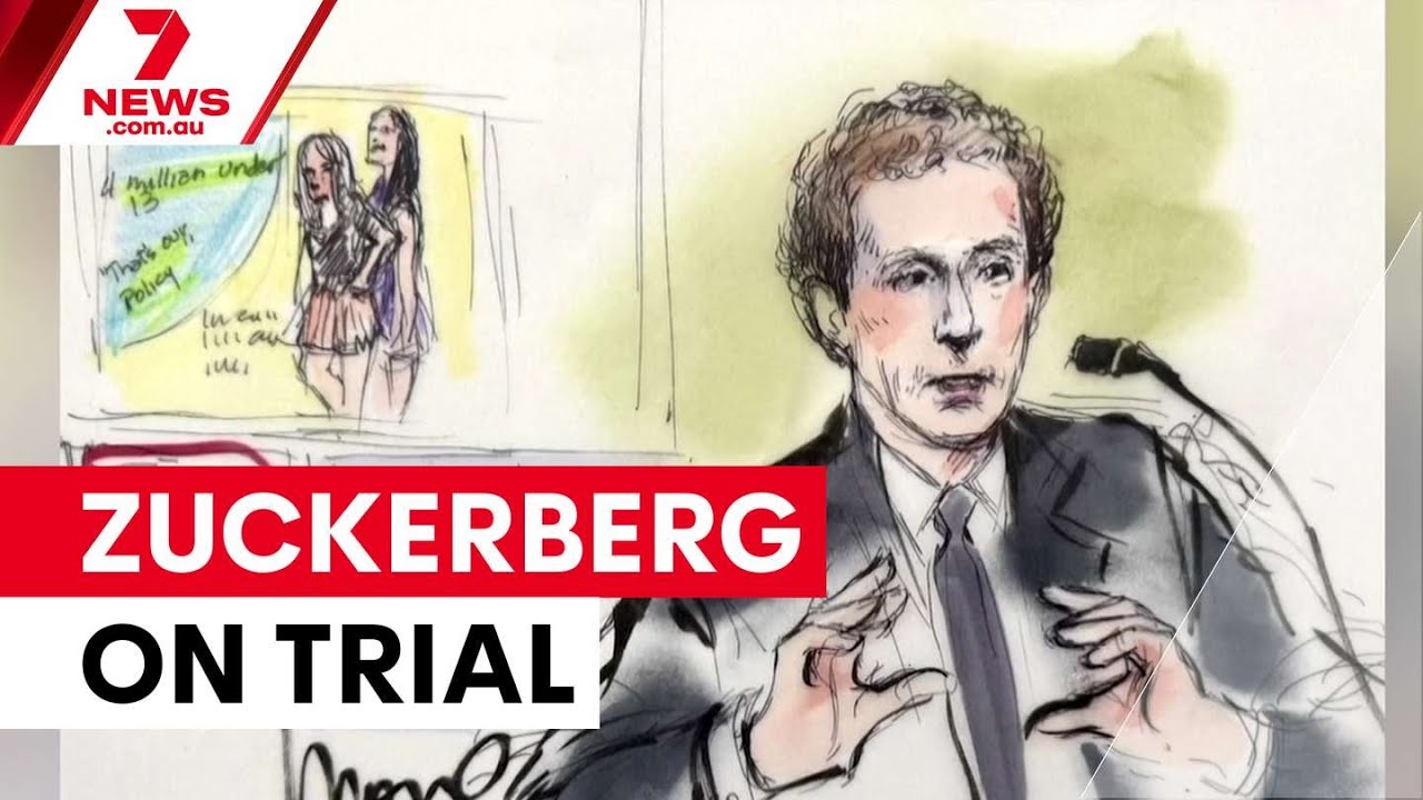 Zuckerberg testifies in landmark social media harm trial | 7NEWS