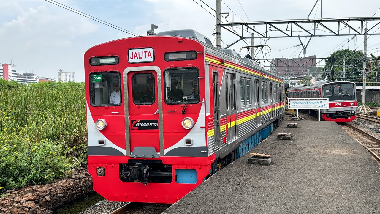Kumpulan KRL Commuter Line di Stasiun Kampung Bandan Spesial Parade (2025)! Tokyu 8500, TM 7000!