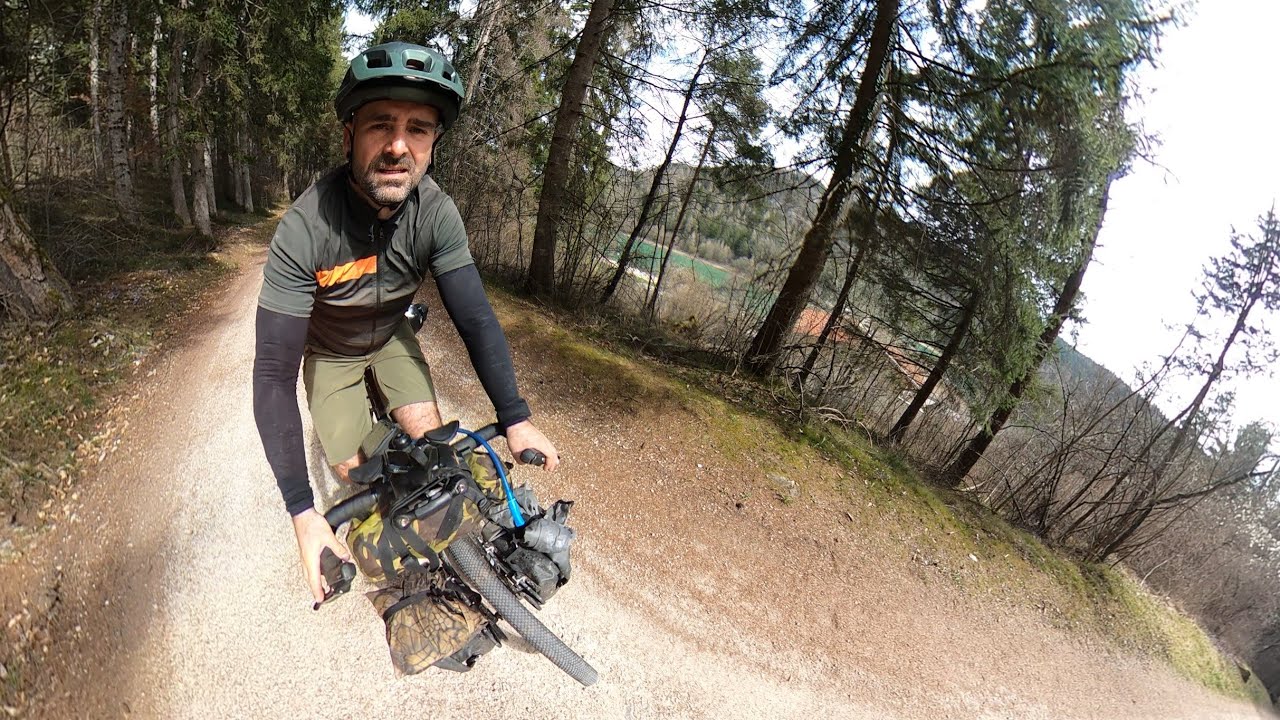 Bikepacking noord Italie maart 2025, dagje 6 afsluiter, van Osanna naar Trente,