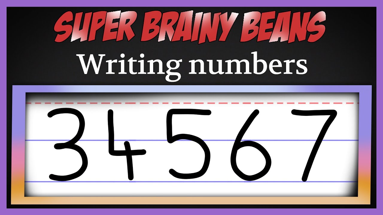 Learn to Write Numbers 0-9: Handwriting Skills for Kids - Primary English & Maths