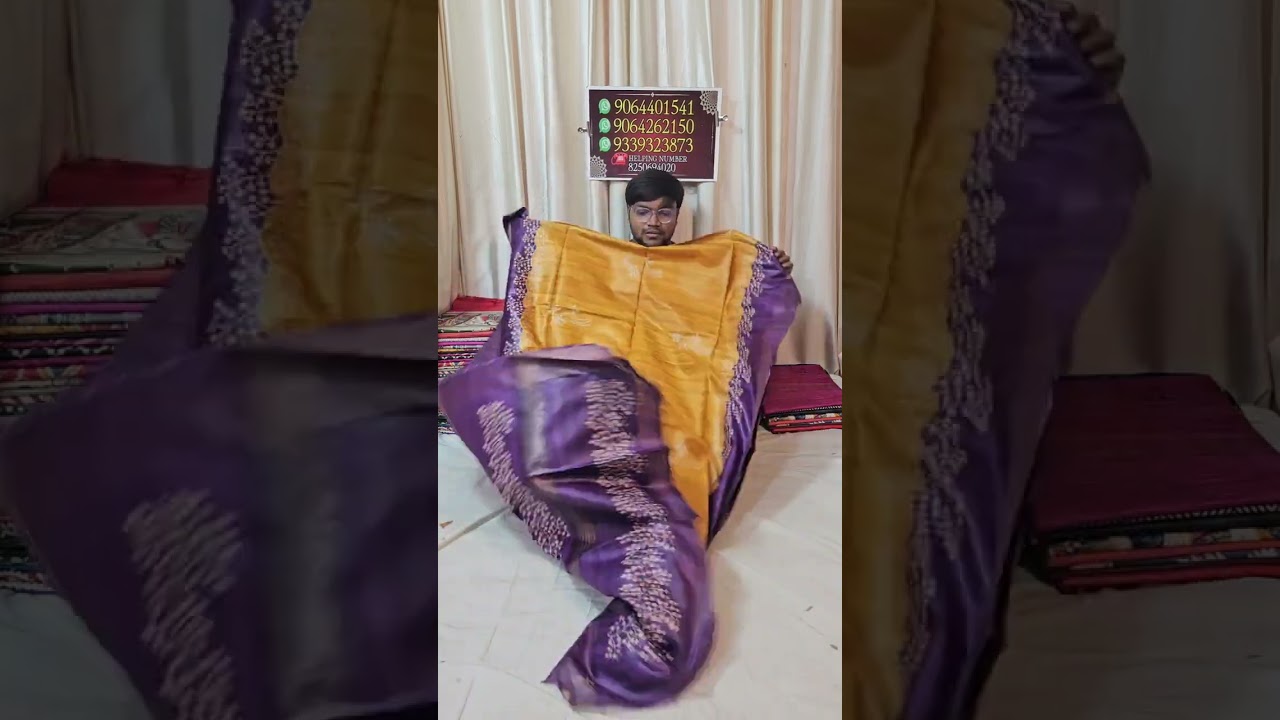 এই শাড়িটা গায়ে না জড়ালে বুঝবেন না🔥😍| Tussar Ghicha Silk Sarees|Silk Mark Certified| Silk BHES |