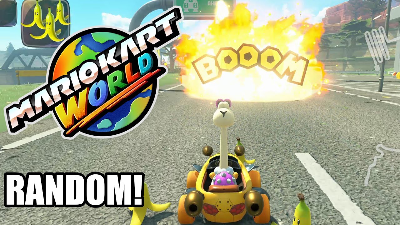 4 Random Mario Kart World Races as Conkdor... Again! (No Commentary, 4K60FPS)
