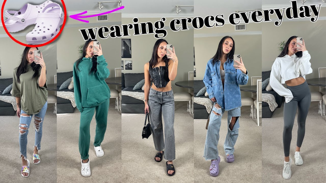 Wearing CROCS for a week! (styling 101;)