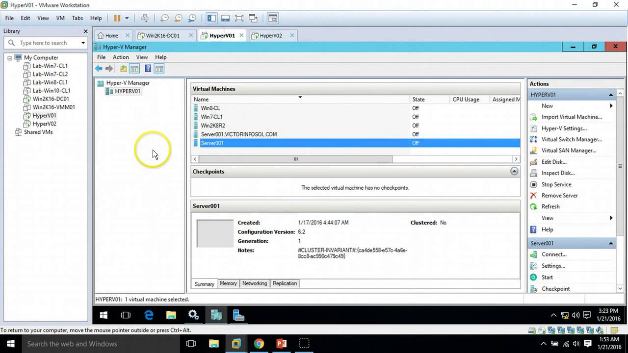 Create Hyper-V 2 Node Cluster 🔥 Full High Availability & Live Migration Setup