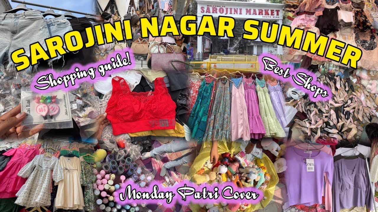 Sarojini Nagar Market Delhi | Latest Monday Summer Collection with Shop | 2025 | Nishu Aggarwal