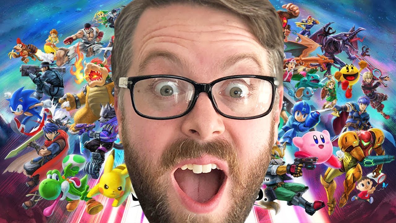 Реакция в прямом эфире на Smash Bros. Ultimate - Довольно забавно на E3 2018