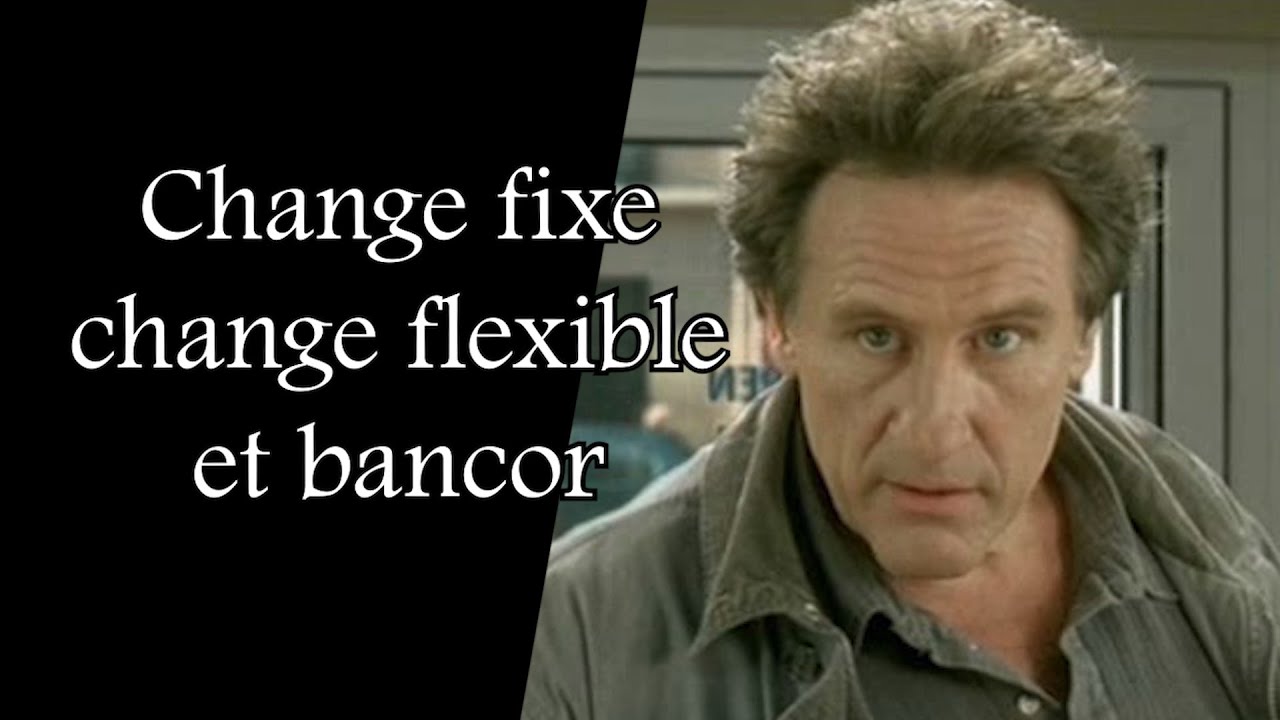 #18. Change fixe, change flexible et bancor