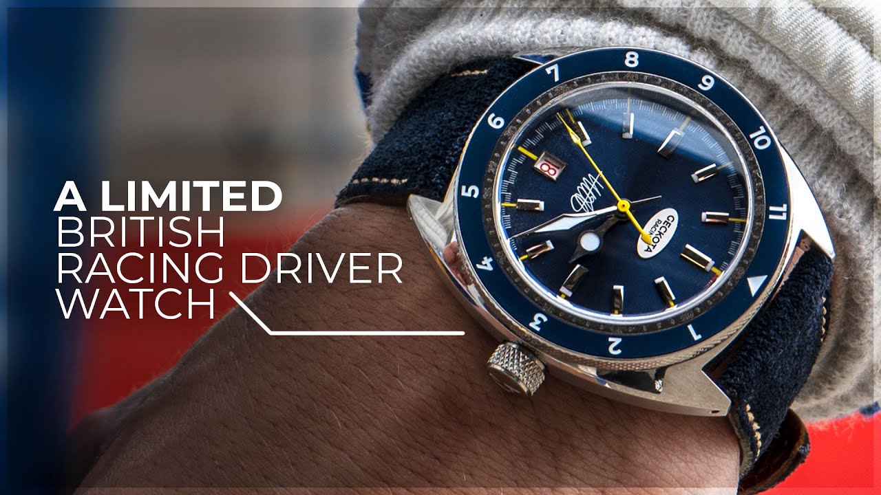 A Limited British Racing Driver Watch Arrives - The Geckota C-03 Racing Scott McKenna Watch...