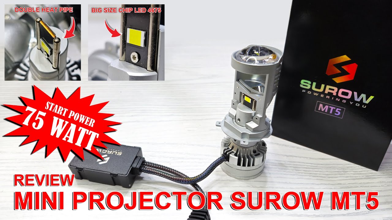 Review Mini Projector Surow MT5
