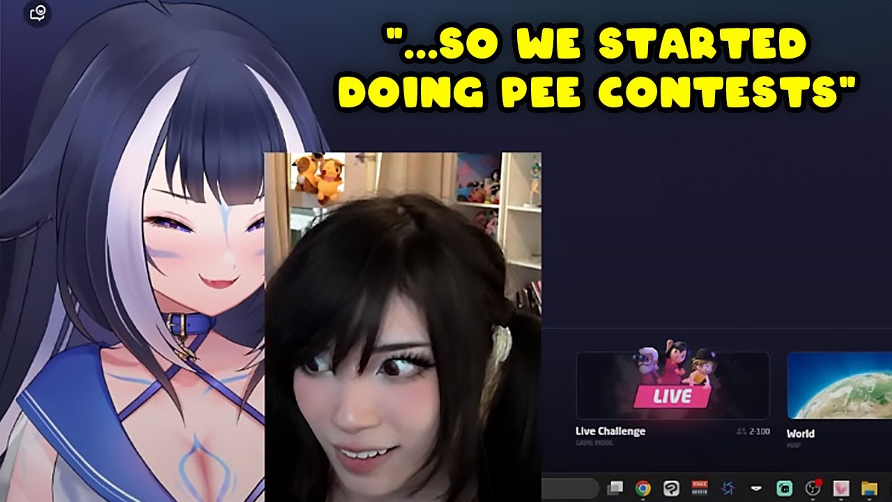 Emiru Couldn't Believe Shylily's Pee Story