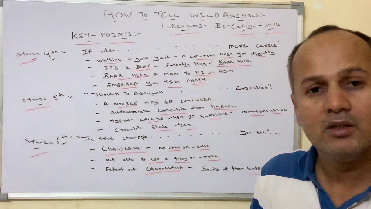 How to tell wild animals - Part -2nd - Class - 10 Th