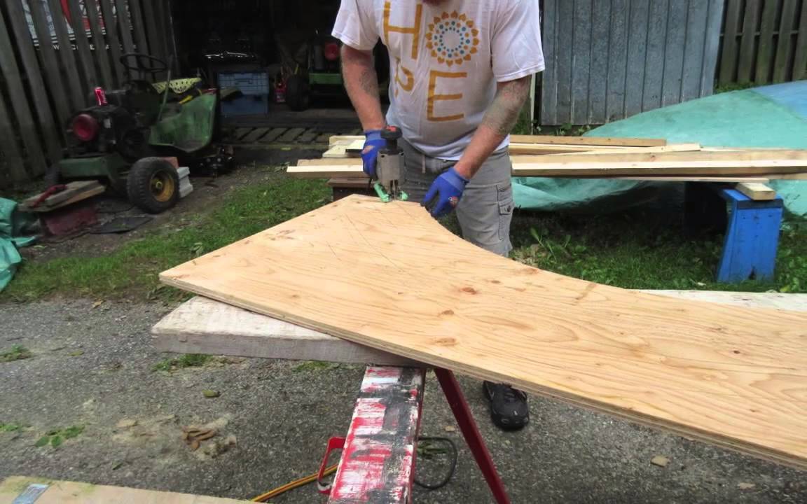 Building our teardrop camper.