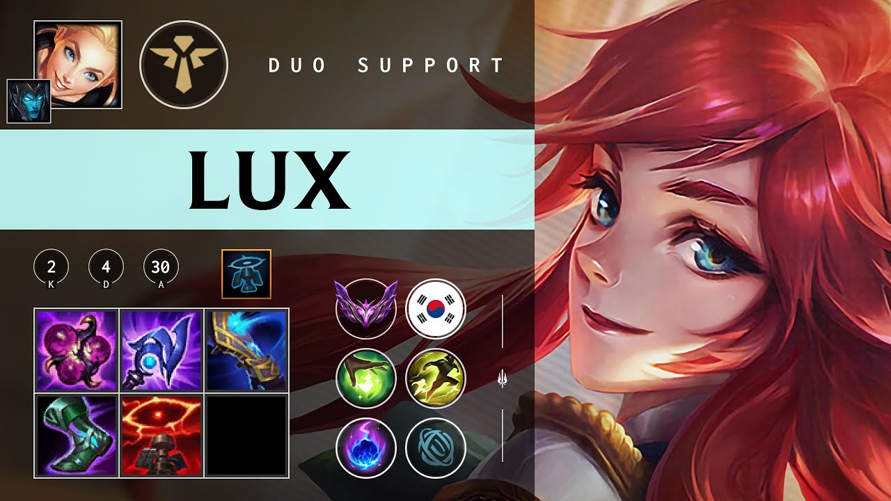 Lux Support vs Thresh - KR Master Patch 26.01