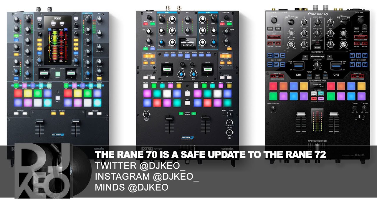 Rane Seventy mixer is safe update to the Rane Seventy-two