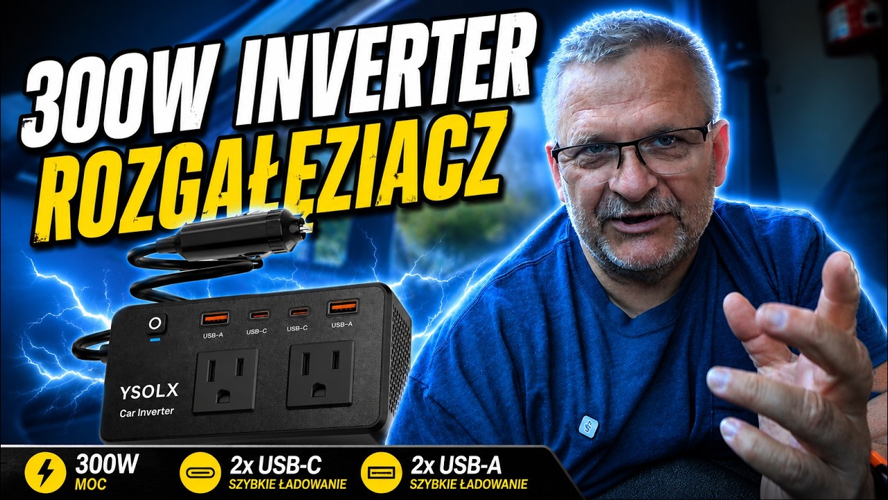 Przestań Szukać Gniazdka! YSOLX 300W w Moim Vanie!