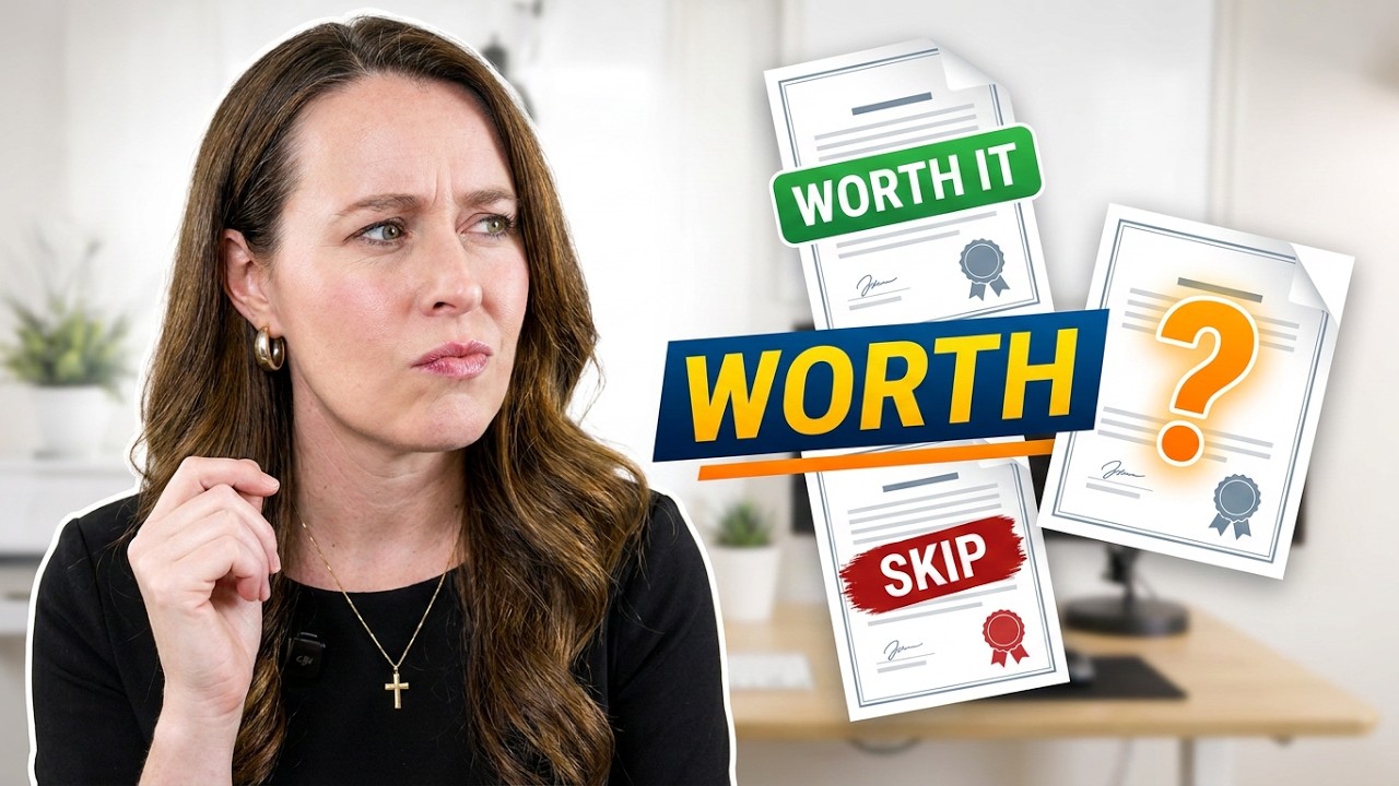 How to Evaluate Certifications (Before You Waste Time or Money)