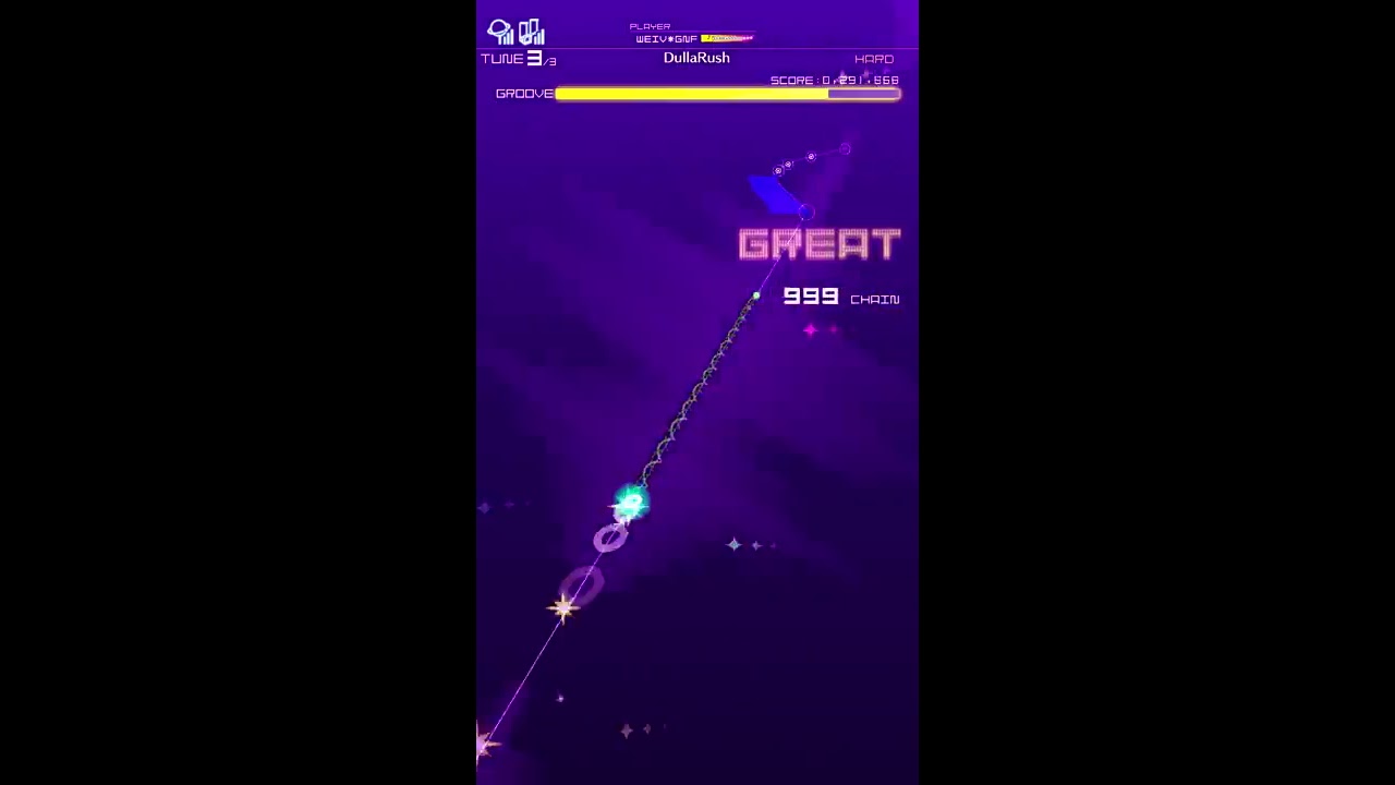 ＜ゲストプレイ＞【GROOVE COASTER 3EX】DullaRush　[HARD]PERFECT
