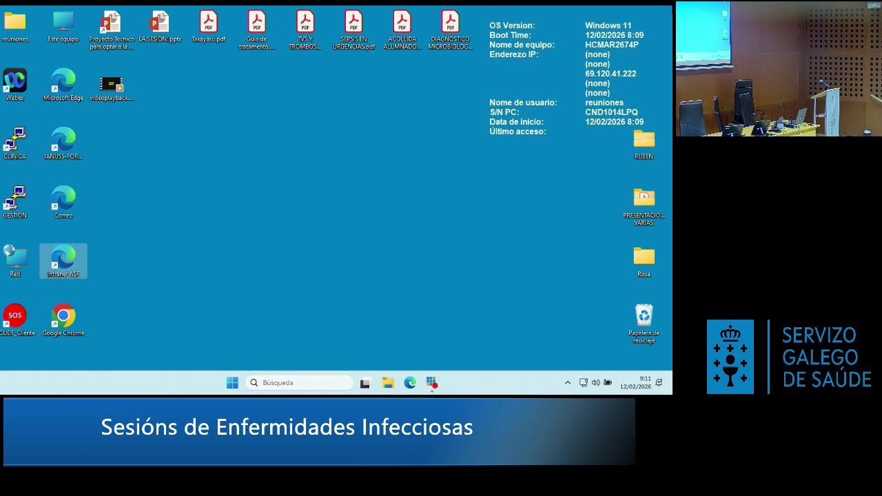Sesións de Enfermidades Infecciosas