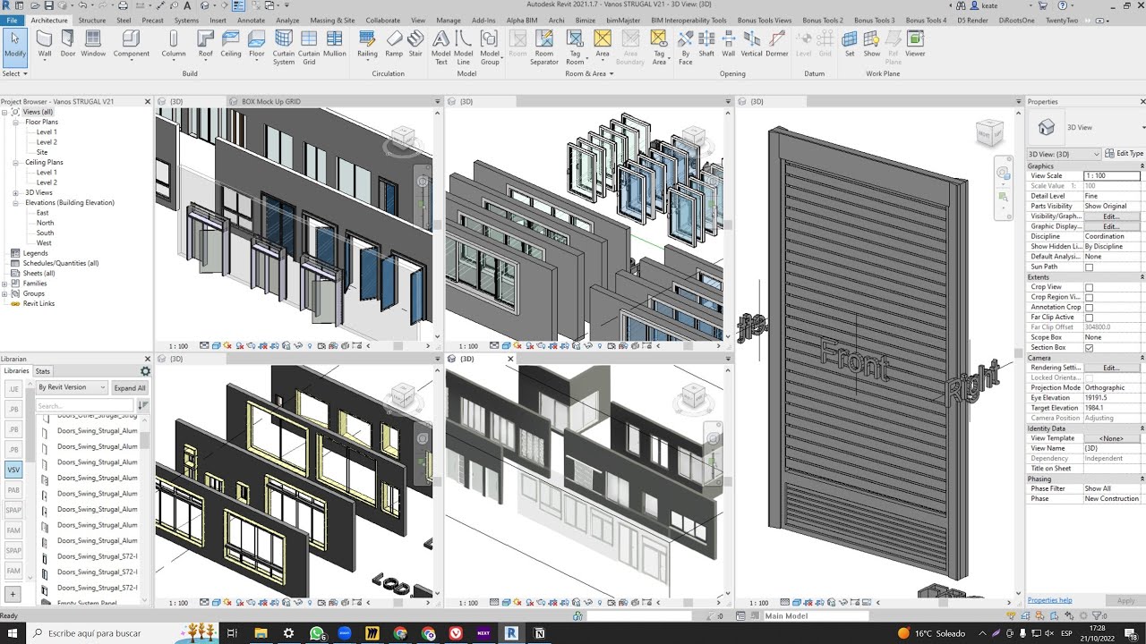 Modelo de Puertas Parametricos desde 0 - Revit