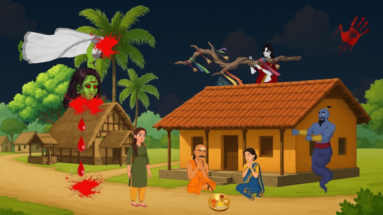দাদির ভয়ানক ভূতের গল্প 👻 | Bangla Village Story |Cartoon Video | Thakumar Jhuli| All Cartoon -----