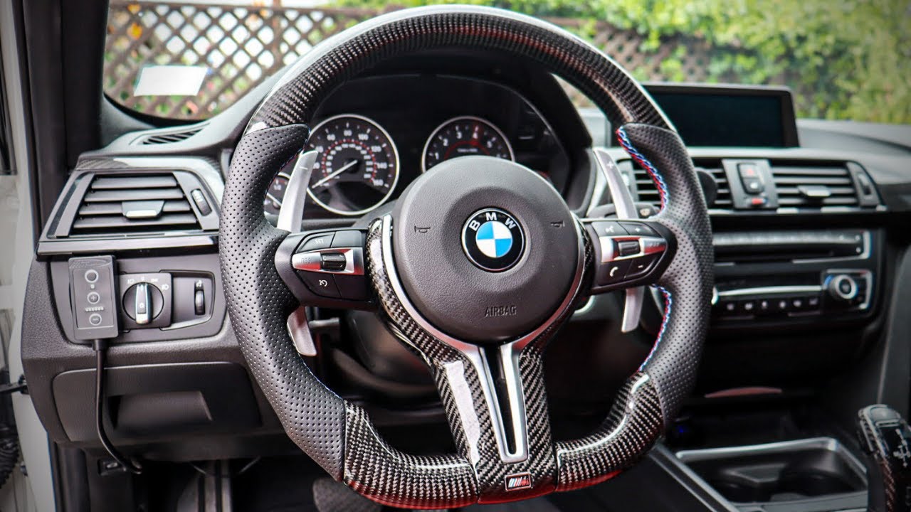 INSANE Custom Carbon Fiber Steering Wheel Install On My BMW F30 335i!
