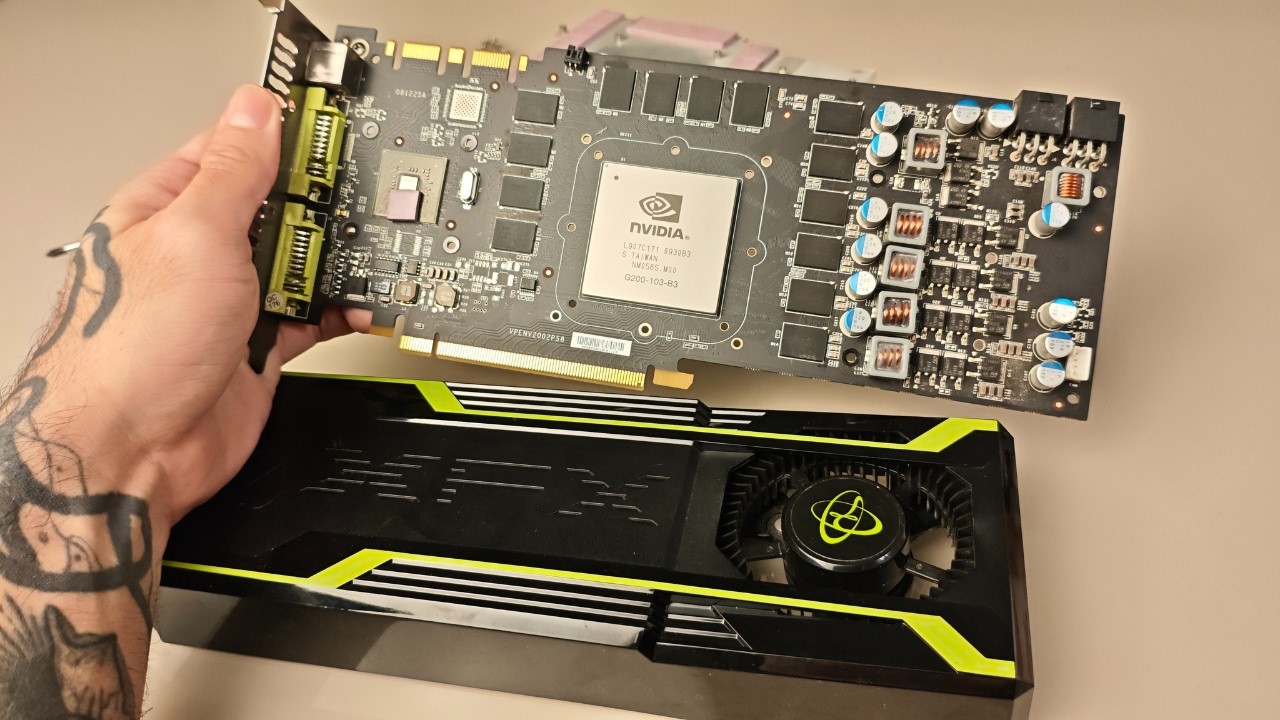Como era a primeira placa final 60 da Nvidia em 2008
