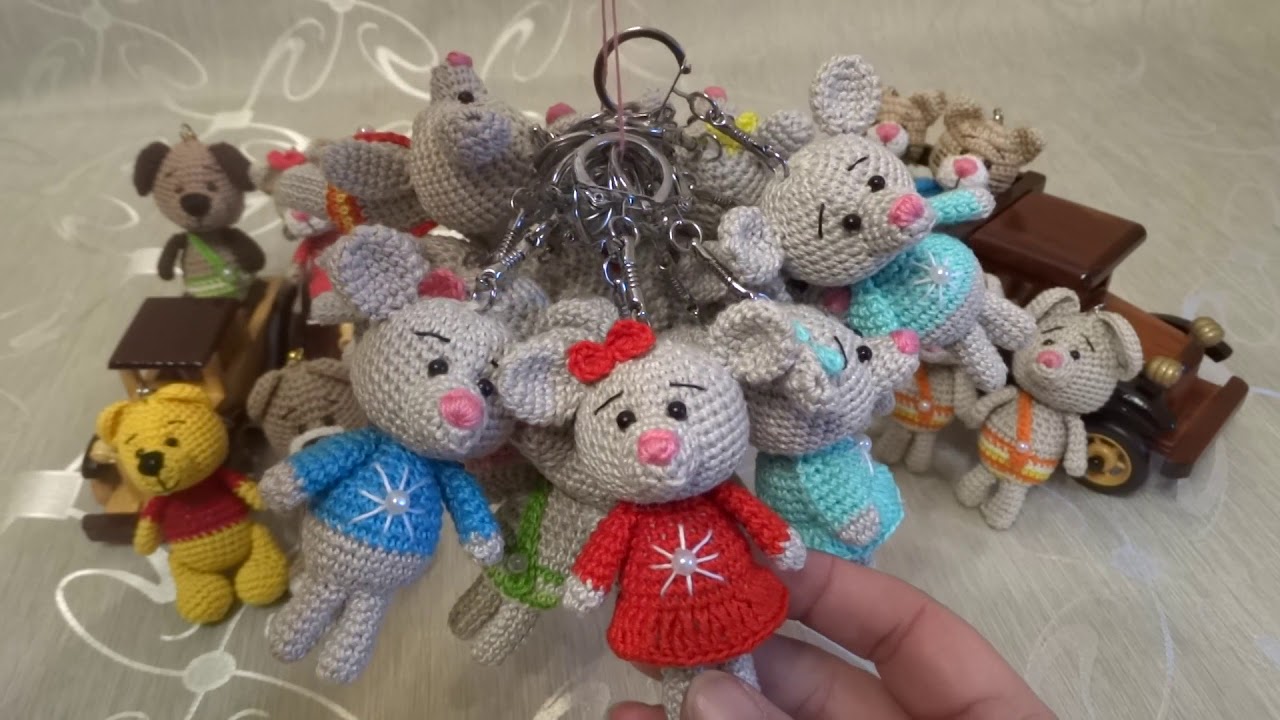Новая коллекция вязаных брелоков. ЭТО НАДО ВИДЕТЬ!