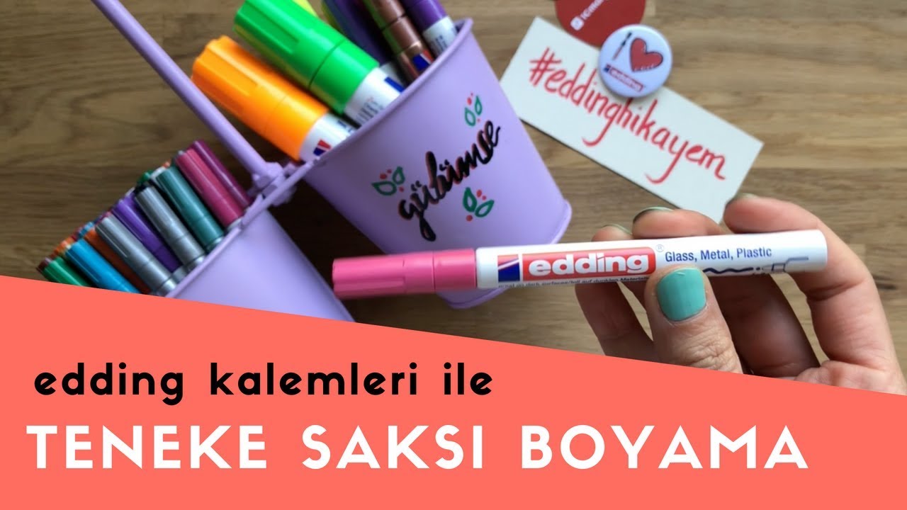 Metal Üzerine Yazı Yazma / Teneke Saksı Süsleme / Güzel Yazı / Mandala | 10marifet