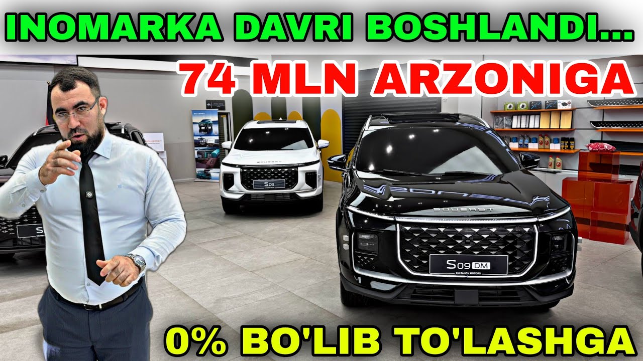INOMARKALAR DAVRI BOSHLANDI... 0% RASROCHKA BO'LIB TO'LASHGA OLING! 74 MLN ARZONIGA MANA YANGILIK