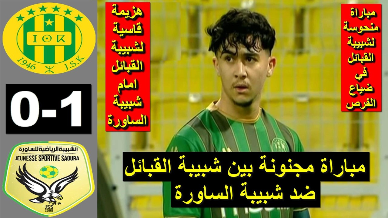 JSK vs JSS Saoura 0-1 Résumé 2026 ملخص مباراة شبيبة القبائل ضد شبيبة الساورة اليوم