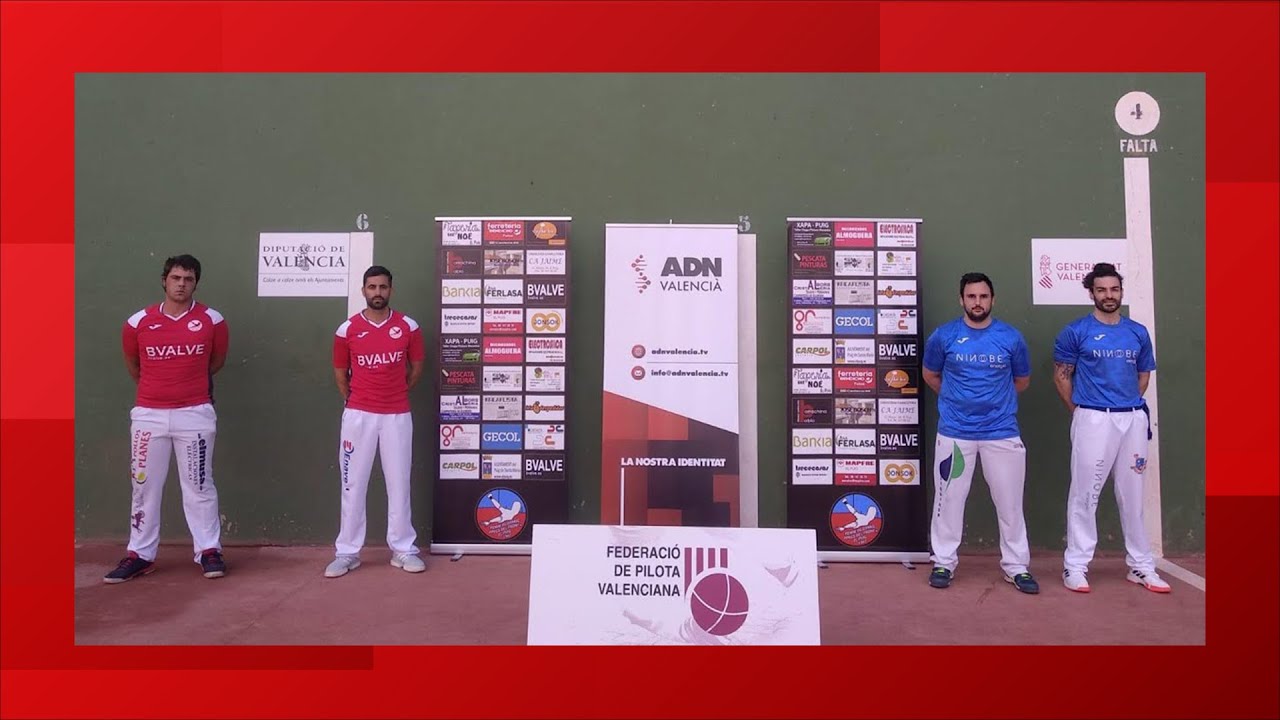 FRONTÓ - Semifinals Autonòmic de frontó parelles - Trofeu Diputació de València.