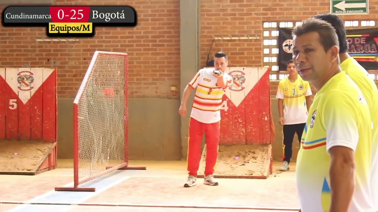 CAMPEONATO NACIONAL DE TEJO CATEGORÍA MAYORES LXII MASCULINO. Bogotá vs Cundinamarca (Final Equipos)